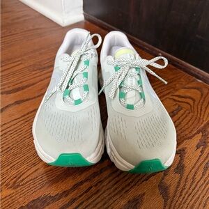 OnCloud Running Mint and White Shoes
